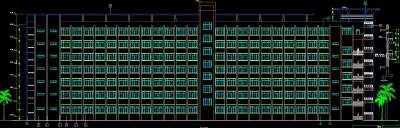 某七层教学楼建筑结构施工图CAD图纸