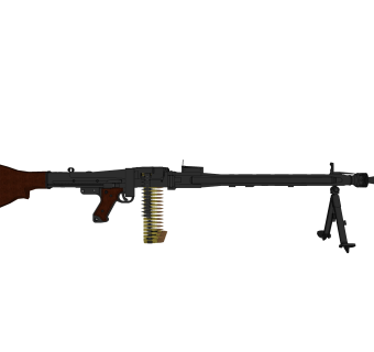 德国MG-42通用机枪草图大师模型，机枪sketchup模型下载