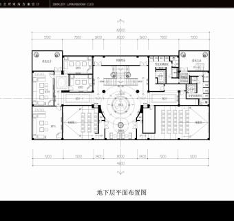 现代红酒吧零售大厅CAD施工图