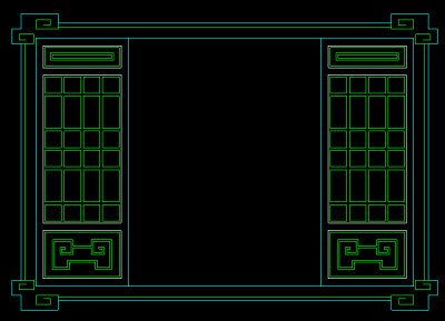 仿古中式古<a href=https://www.yitu.cn/sketchup/chuang/index.html target=_blank class=infotextkey>窗</a>2