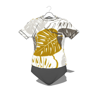 现代男士服装草图大师模型，服装sketchup模型下载