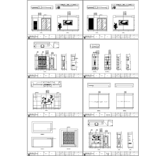 满庭芳中式风格CAD施工图套图，CAD建筑图纸下载