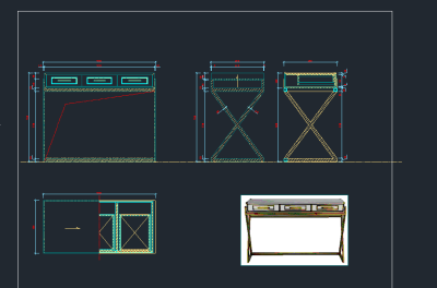 原创的办公家具CAD，家具CAD建筑图纸下载