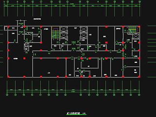 某医院16层住院楼电气设计CAD施工图，医院住院楼电气CAD施工图下载