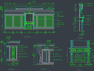 整套饭馆CAD图库，饭馆CAD施工图纸下载