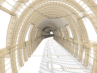 城市<em>景观桥</em>sketchup模型下载