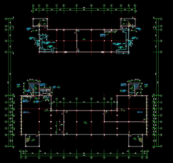 大学礼堂建筑施工图，大学cad设计图纸下载