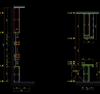 某日本餐厅CAD施工图，餐厅建筑方案设计下载