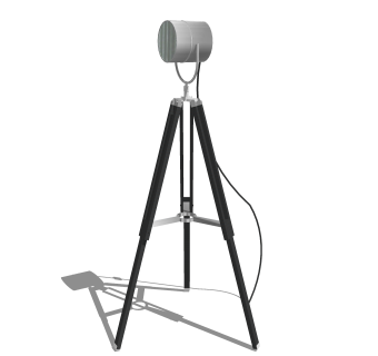 现代落地灯免费su模型，落地灯草图大师模型下载