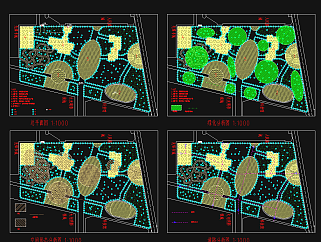 原创文化广场景观规划图CAD图纸，广场景观规划CAD设计图纸