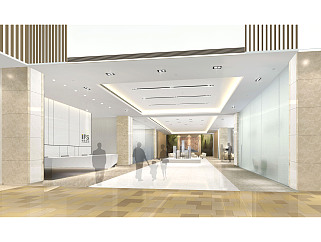 重庆国金中心项目售楼中心施工图CAD图纸，售楼中心cad设计图纸下载