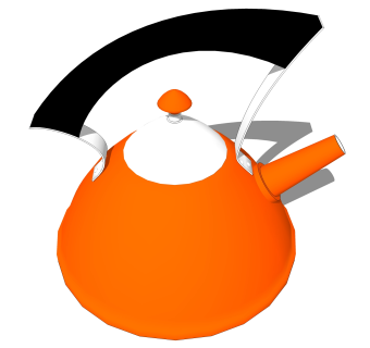 水壶草图大师模型，水壶SU模型下载