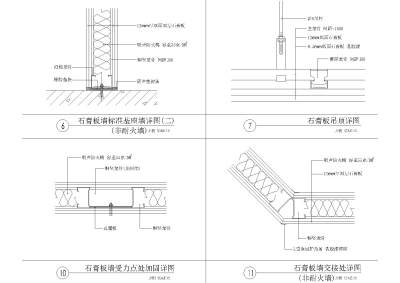 <a href=https://www.yitu.cn/su/6979.html target=_blank class=infotextkey>石</a>膏板节点