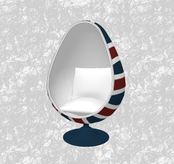 现代创意小座椅su模型，椅子草图大师模型下载