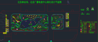 精品庭院绿化CAD施工图，庭院绿化CAD施工图纸下载