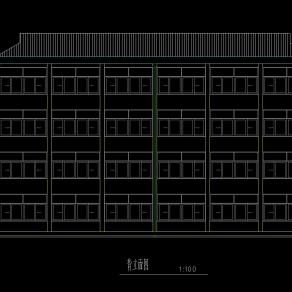 教学楼建筑施工图，教学楼cad设计图纸下载