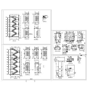 楼梯、电梯、卫生间大样CAD工程图纸下载