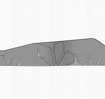 现代造型景墙草图大师模型，景墙sketchup模型免费下载
