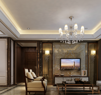 欧式住宅家装设计施工图，住宅装饰CAD施工图纸下载