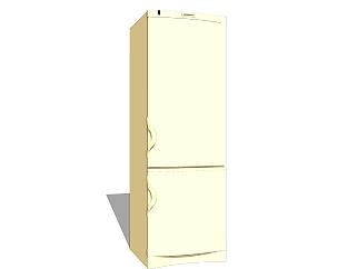现代冰箱草图大师模型 ，冰箱sketchup模型下载