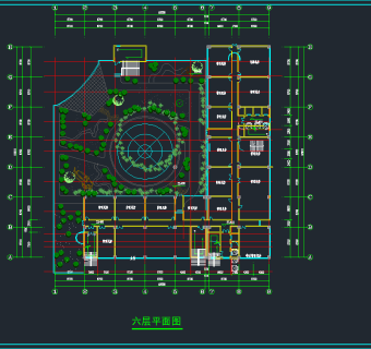 现代办公楼建筑全套施工图，建筑CAD施工图纸下载