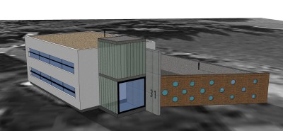 柯布西耶作品现代住宅草图大师模型下载