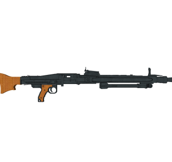 德国MG-42通用机枪su模型，机枪草图大师模型下载