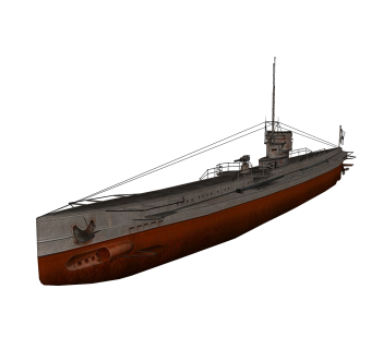 德国U型潜艇草圖大師模型，U型潜艇su模型下載