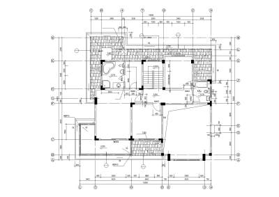 现代风格<a href=https://www.yitu.cn/su/8035.html target=_blank class=infotextkey>坡屋顶</a>二层独栋别墅建筑施工图_3