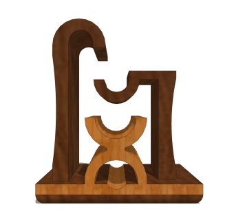 现代酒架草图大师模型下载，酒架su模型