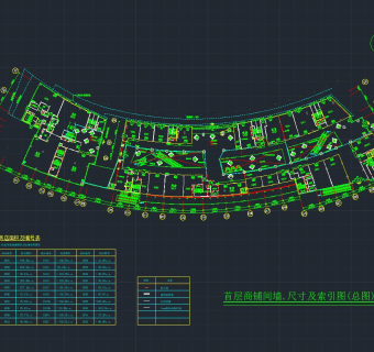 现代商场CAD施工图，商场CAD建筑图纸免费下载