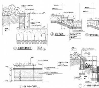 园林景观<a href=https://www.yitu.cn/sketchup/lvzhi/index.html target=_blank class=infotextkey><a href=https://www.yitu.cn/su/7629.html target=_blank class=infotextkey>树</a></a>池施工详图