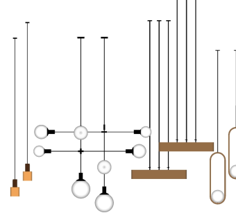 现代吊灯草图大师模型，吊灯sketchup模型