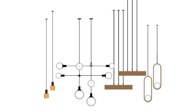 现代吊灯草图大师模型，吊灯sketchup模型