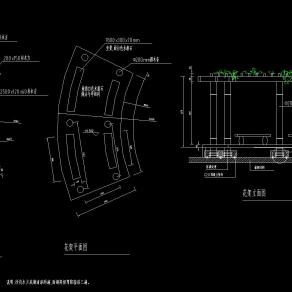 屋顶花园方案施工图，屋顶花园cad设计工程图下载