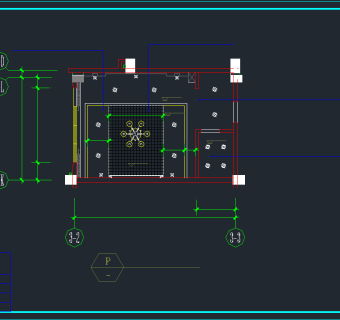 酒店中餐厅装修图，餐饮CAD施工图纸下载