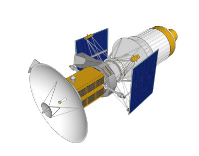 现代人造天体su模型下载，卫星草图大师模型