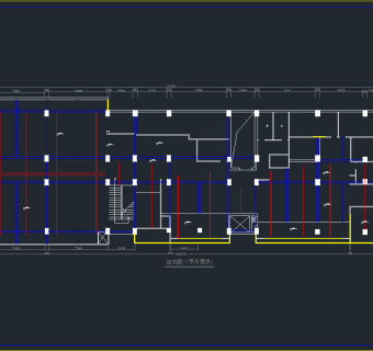 经七路茶楼CAD施工图，餐饮CAD施工图纸下载