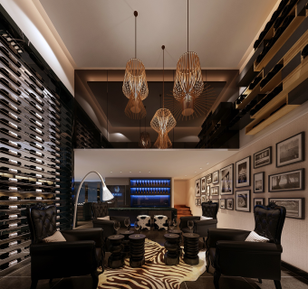 复古特色餐厅全套CAD施工图，餐厅CAD建筑工程图纸下载