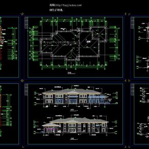 整套幼儿园建筑施工图，幼儿园cad设计图纸下载
