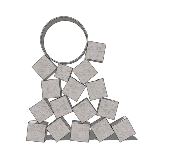 现代景观墙草图大师模型，文化景墙sketchup模型下载