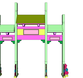 徽派牌坊建筑草图大师模型下载、徽派牌坊建筑su模型下载