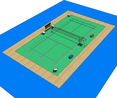 体育馆草图大师模型，体育馆SU模型下载