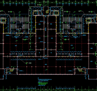 教学楼建筑施工图CAD图纸