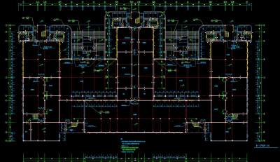 教学楼建筑施工图CAD图纸