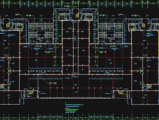 教学楼建筑施工图CAD图纸