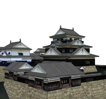 日本古建筑草图大师模型下载、古建筑su模型下载