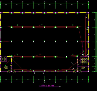 厂房电气施工图CAD图纸