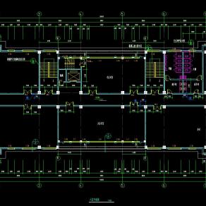 六层欧式办公楼设计图纸，办公楼建筑工程图纸下载