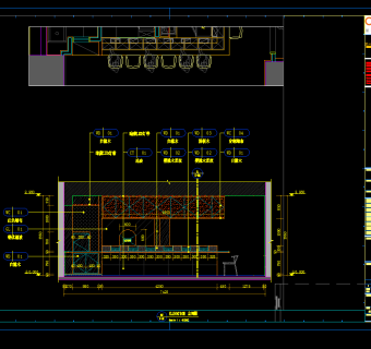 上海舞伎居酒屋，居酒屋CAD施工图纸下载